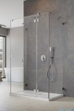 Radaway Essenza Pro Brushed Nickel Kdj+S kabina 75x110x75cm prawa szczotkowany nikiel 10097311-91-01R/10098075-01-01/10098075-01-01