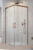 Radaway Idea Kdd Brushed Copper kabina 75x120cm szczotkowana miedź 387066-93-01L/387064-93-01R