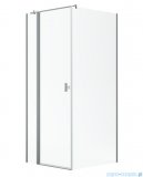 Radaway Nes Kdj II Brushed Nickel kabina 80x90cm lewa szczotkowany nikiel 10032080-91-01L/10039090-01-01