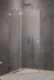 Radaway Essenza Ptj Brushed Nickel kabina pięciokątna 100x100cm lewa szczotkowany nikiel 1385010-91-01L/1385051-01-01