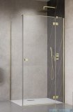 Radaway Essenza 8 Brushed Gold Kdj kabina 80x75cm prawa szczotkowane złoto 10480512-01-01R/10470237-99-01R/10113075-01-01