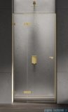 New Trendy Eventa Gold Shine drzwi wnękowe pojedyncze 120x200 cm przejrzyste lewe Złoty połysk EXK-4679