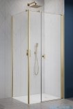 Radaway Nes Kds I Brushed Gold kabina 100x80cm prawa szczotkowane złoto 10023100-99-01R/10043080-99-01