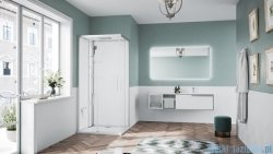 Novellini Glax 1 2.0 kabina standard 90x70 lewa srebrna  G21A9070STF-1BB