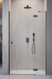 Radaway Essenza Brushed GunMetal Dwj drzwi wnękowe 120cm prawe szczotkowany grafit/szkło przejrzyste 1385016-92-01R
