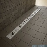 Radaway prostokątny brodzik podpłytkowy z odpływem liniowym na dłuższym boku Rain 109x89cm 5DLA1109B,5R085R,5SL1