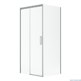 Radaway Idea Kdj Brushed Nickel kabina 110x120cm lewa szczotkowany nikiel 387041-91-01L/387054-91-01R