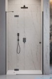 Radaway Essenza Brushed GunMetal Dwj drzwi wnękowe 120cm lewe szczotkowany grafit/szkło przejrzyste 1385016-92-01L