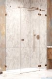 Radaway Essenza Pro Brushed Copper Kdj kabina 120x100cm prawa szczotkowana miedź 10097120-93-01R/10098100-01-01