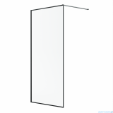 Radaway Modo F II Black kabina Walk-in 140x201cm Czarna szkło przejrzyste 10409144-54-01