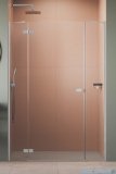 Radaway Fuenta Dwjs drzwi wnękowe 110cm lewe chrom połysk szkło przejrzyste 1384030-01-01L/1384090-01-01