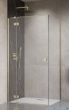 Radaway Essenza Kdj Brushed Gold kabina 80x120cm lewa szczotkowane złoto 1385043-99-01L/1384054-01-01