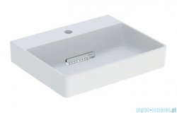 Geberit One CleanDrain Umywalka prostokątna z otworem na baterię 50x41cm biały mat KeraTect 505.026.00.1