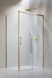 Radaway Idea Kdj Brushed Gold kabina 100x100cm prawa szczotkowane złoto 387040-99-01R/387052-99-01L 