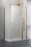 Radaway Nes Kdj II Brushed Gold kabina 90x80cm prawa szczotkowane złoto 10032090-99-01R/10039080-01-01