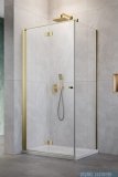 Radaway Nes KDJ B Brushed Gold kabina 80x100 lewa szczotkowane złoto 10025080-99-01L/10039100-01-01