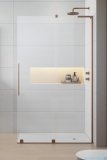 Radaway Furo SL Brushed Copper kabina Walk-in 90x200cm prawa szczotkowana miedź 10306488-93-01R/10110444-01-01