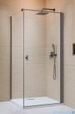 Radaway Nes Kdj I Brushed GunMetal kabina 80x80cm prawa szczotkowany grafit 10022080-92-01R/10039080-01-01