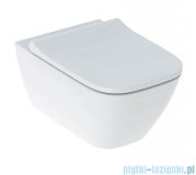 Geberit Miska wisząca WC Smyle Square Rimfree + deska sedesowa 500683002