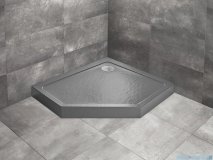 Radaway Doros Pt E Compact Stone brodzik pięciokątny 100x90x11,5cm prawy antracyt SDRPTP1090-05-64SR