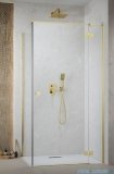 Radaway Essenza 8 Gold Kdj kabina 80x100cm prawa złoty połysk/szkło przejrzyste 10480512-01-01R/10470237-09-01R/10113100-01-01