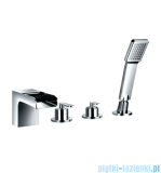 Omnires Cascade bateria wannowa 4-otworowa chrom CA4032CR