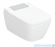 Geberit urządzenie WC z funkcją higieny intymnej AquaClean Sela Square, wisząca miska WC biały/chrom 146.250.21.1