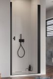 Radaway Nes 8 Black Dwj I Drzwi wnękowe 90cm prawe czarny mat/szkło przejrzyste 10076090-54-01R