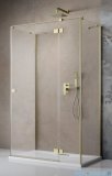 Radaway Essenza Brushed Gold Kdj+S kabina 90x80x90cm prawa szczotkowane złoto 1384050-01-01/1385021-9901R/1384050-01-01