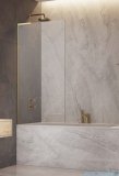 Radaway Modo SL Gold PNJ II parawan nawannowy 100cm lewy złoty połysk/przejrzyste 10316100-09-01L