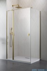 Radaway Nes Kdj II Brushed Gold kabina 120x70cm lewa szczotkowane złoto 10032120-99-01L/10039070-01-01