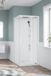 Novellini Glax 1 2.0 kabina standard 80x80 prawa biała G21GF80DTF-1UU