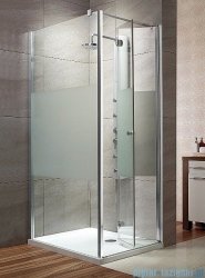 Radaway Eos KDJ-B kabina prysznicowa  80x80 prawa szkło intimato + brodzik Delos C + syfon 37413-01-12NR