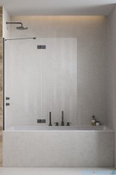Radaway Essenza Brushed GunMetal PND II parawan nawannowy 140cm lewy szczotkowany grafit/przejrzyste 110002140-92-01L