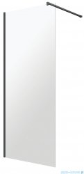 Omnires Marina Kabina prysznicowa typu walk-in 90x200 cm przejrzyste profil czarny DNR90XBLTR