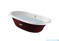 Roca Newcast Classic wanna owalna 170x85cm czerwony korpus zewnętrzny A233650003
