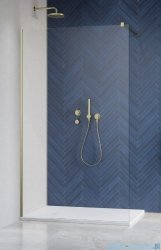 Radaway Modo New II Brushed Gold kabina Walk-in 155x200 szczotkowane złoto 389155-99-01