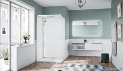 Novellini Glax 1 2.0 kabina standard 120x90 lewa srebrna G212P299STFL-1BB