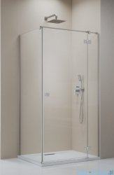 Radaway Essenza Kdj Brushed Nickel kabina 90x100cm prawa szczotkowany nikiel 1385044-91-01R/1384052-01-01