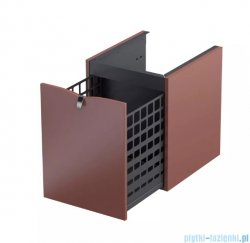 Oristo Siena szafka niska z koszem 40x50x45cm ceglany mat OR45-SN1S-40-19