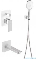 Omnires Parma system wannowy podtynkowy chrom/biel SYSPMW01CRB