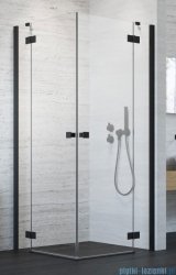 Radaway Essenza New Black Kdd kabina 80x80cm szkło przejrzyste 385061-54-01L/385061-54-01R