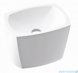 Marmorin Isar umywalka nablatowa 45,5x32,8cm biała P597040020010