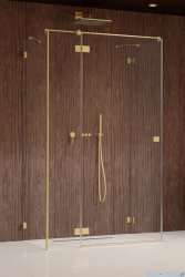 Radaway Essenza Pro Brushed Gold Kdj+S kabina 100x100x100cm lewa szczotkowane złoto 10097310-99-01L/10098100-01-01/10098100-01-01