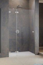Radaway Essenza Pro Brushed Nickel Dwj drzwi wnękowe 110cm lewe  szczotkowany nikiel 10099110-91-01L