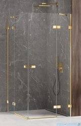 New Trendy Avexa Gold Shine kabina prostokątna 100x90x200 cm przejrzyste EXK-1701