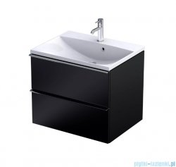 Oristo Etna szafka podumywalkowa wisząca 60x50x45 czarny mat OR52-SD2S-60-8