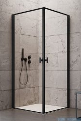 Radaway Nes 8 Black Kdd I Frame kabina 80x90cm czarny mat/szkło przejrzyste 10071080-54-56L/10071090-54-56R