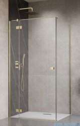 Radaway Essenza Kdj Brushed Gold kabina 100x75cm lewa szczotkowane złoto 1385040-99-01L/1384049-01-01
