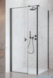 Radaway Nes Kds I Brushed GunMetal kabina 100x70cm lewa szczotkowany grafit 10023100-92-01L/10043070-92-01